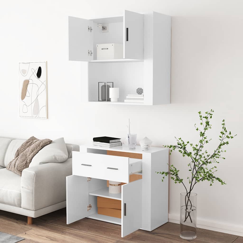 Highboard Weiß Holzwerkstoff