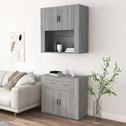 Highboard Grau Sonoma Holzwerkstoff