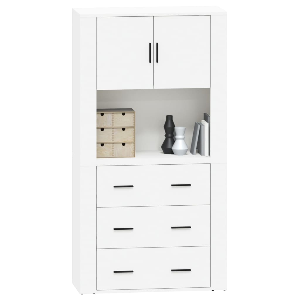 Highboard Weiß Holzwerkstoff