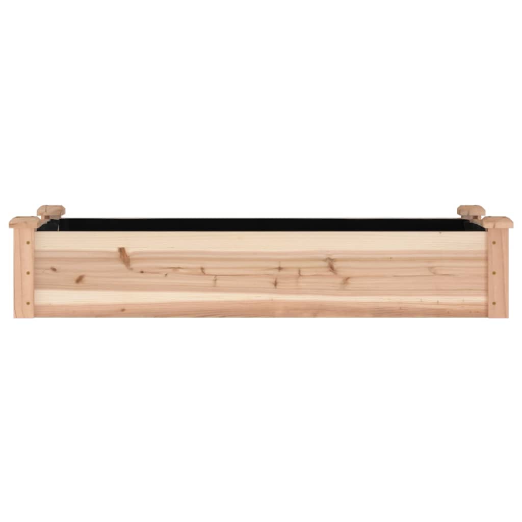 Lit surélevé avec insert 120x45x25 cm en bois de sapin massif