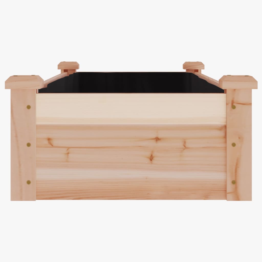 Lit surélevé avec insert 120x45x25 cm en bois de sapin massif