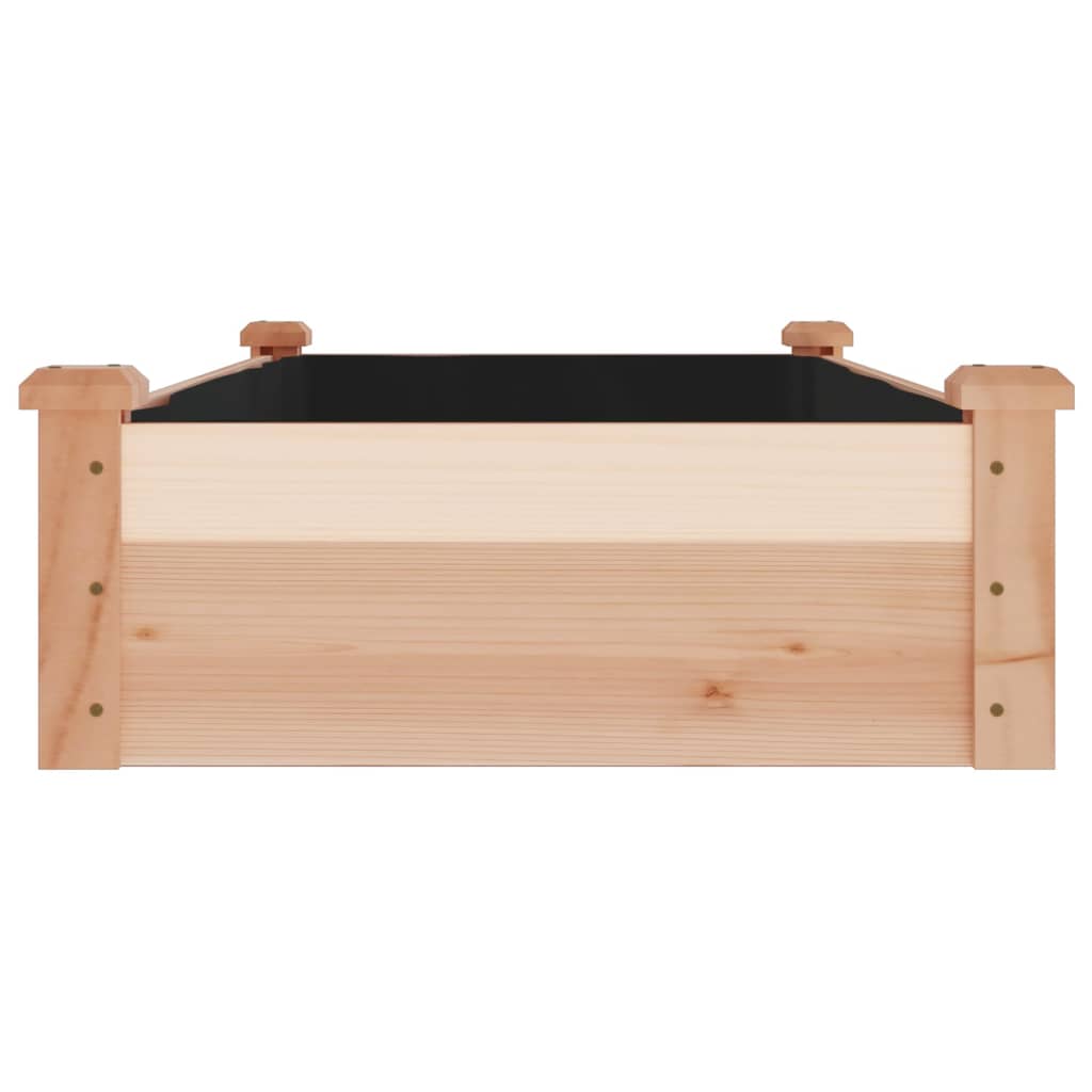 Lit surélevé avec insert 120x60x25 cm en bois de sapin massif