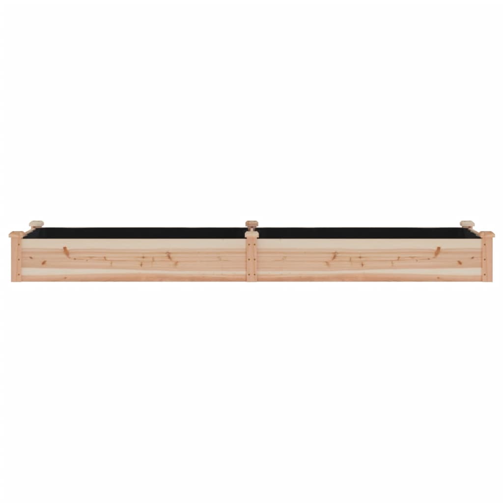 Lit surélevé avec insert 240x60x25 cm en bois de sapin massif