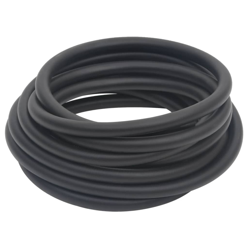 Hybrid-Luftschlauch Schwarz 0,6" 5 m Gummi und PVC