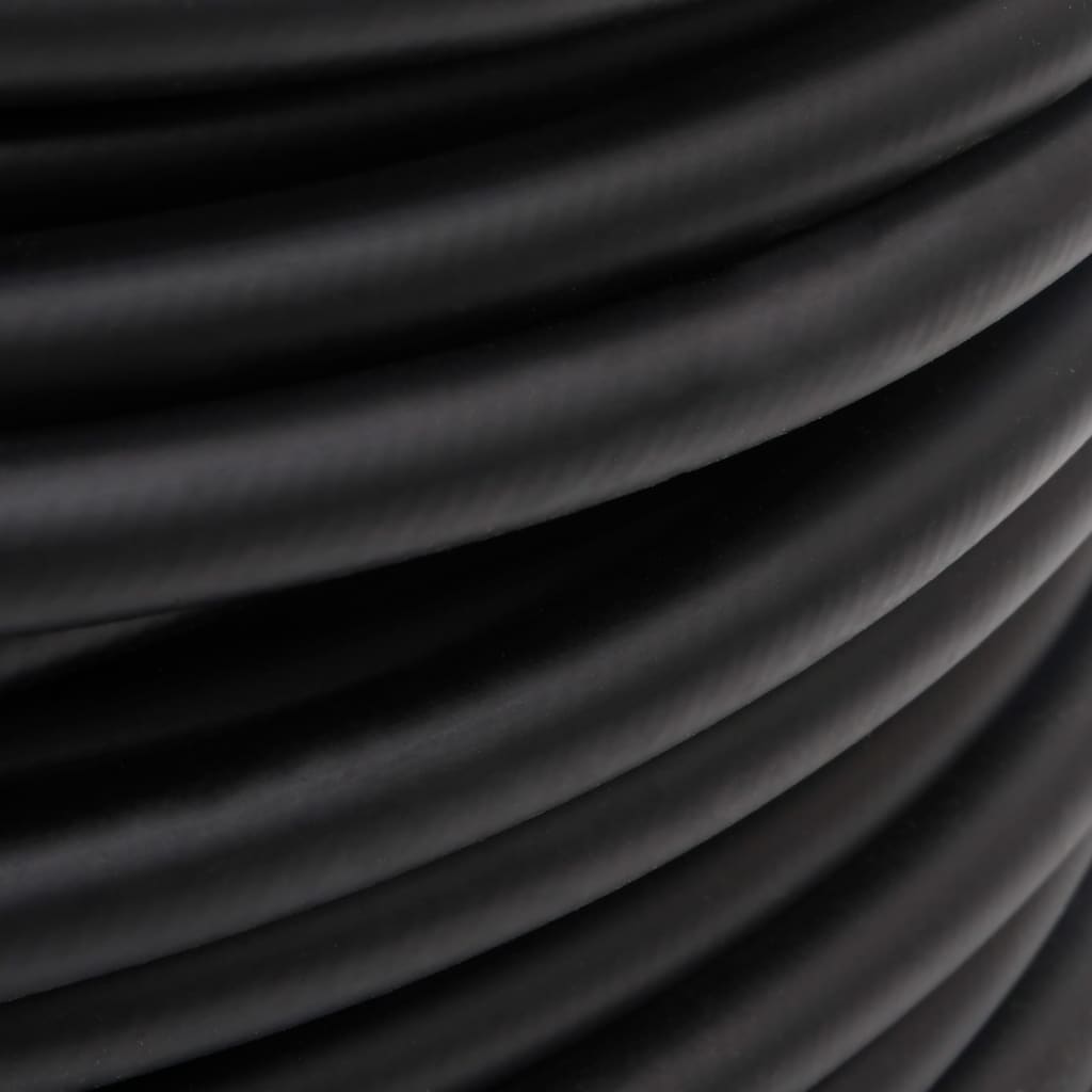 Hybrid-Luftschlauch Schwarz 0,6" 20 m Gummi und PVC