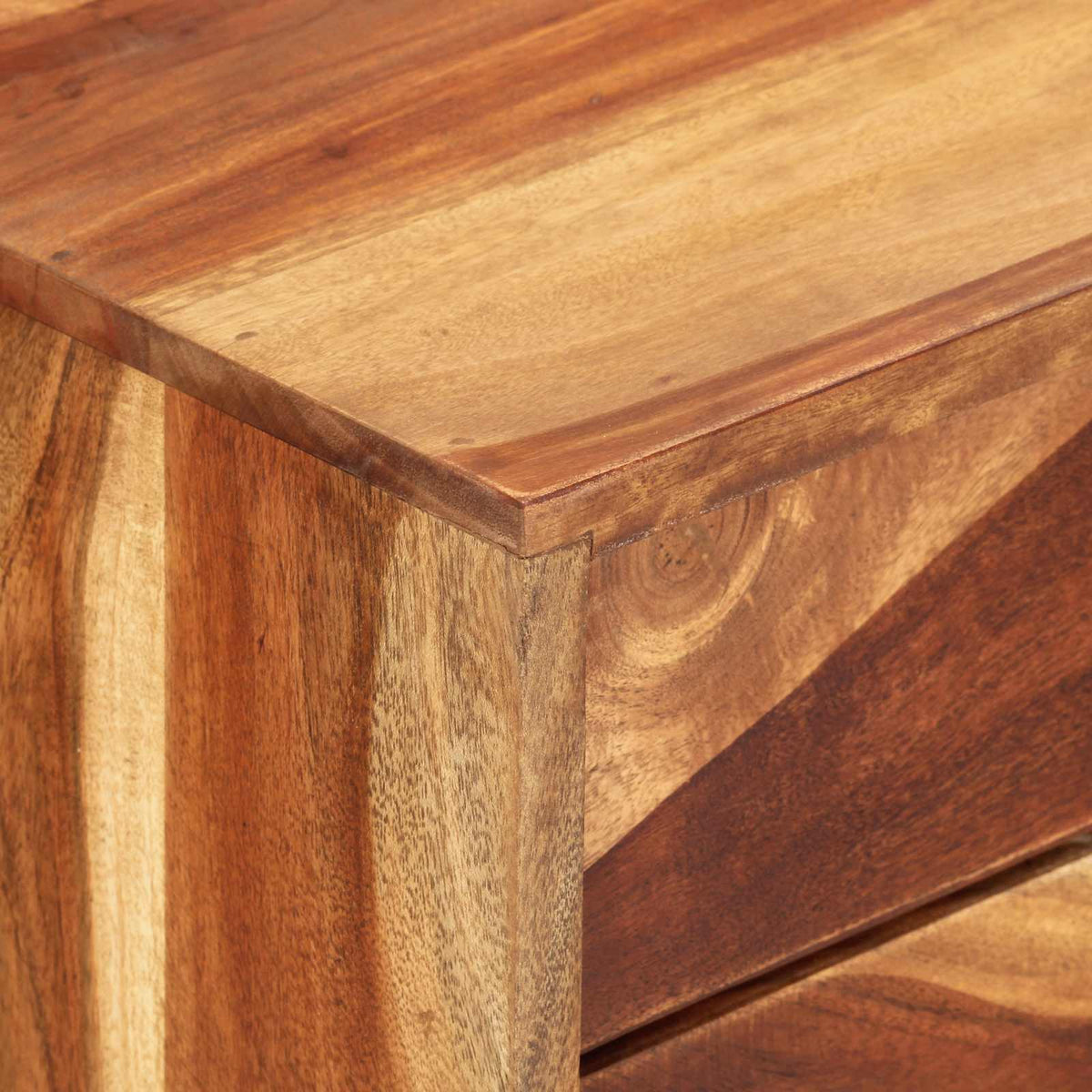 Sideboard Honigbraun 160 x 30 x 80 cm Massivholz Akazie