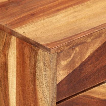 Sideboard Honigbraun 160 x 30 x 80 cm Massivholz Akazie