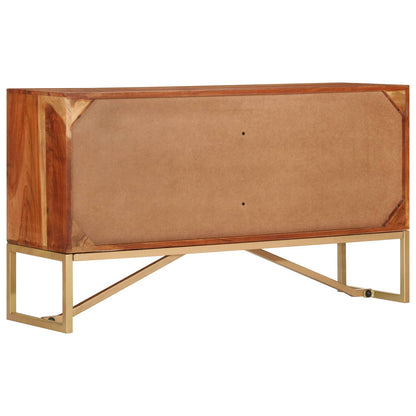 Sideboard Honigbraun 160 x 30 x 80 cm Massivholz Akazie