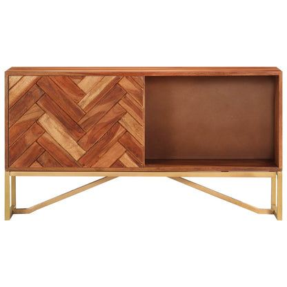 Sideboard Honigbraun 160 x 30 x 80 cm Massivholz Akazie