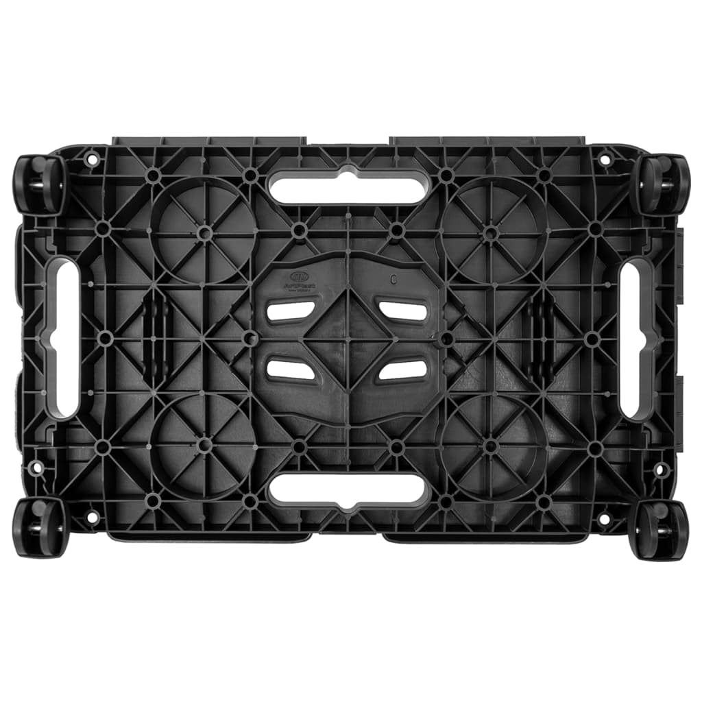Transportroller Schwarz Polypropylen 200 kg