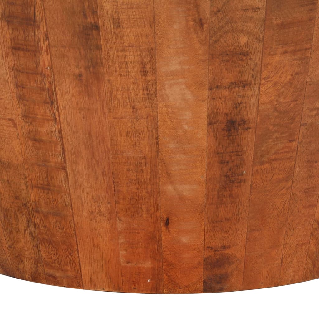 Table basse Ø 52x30 cm en bois de manguier massif
