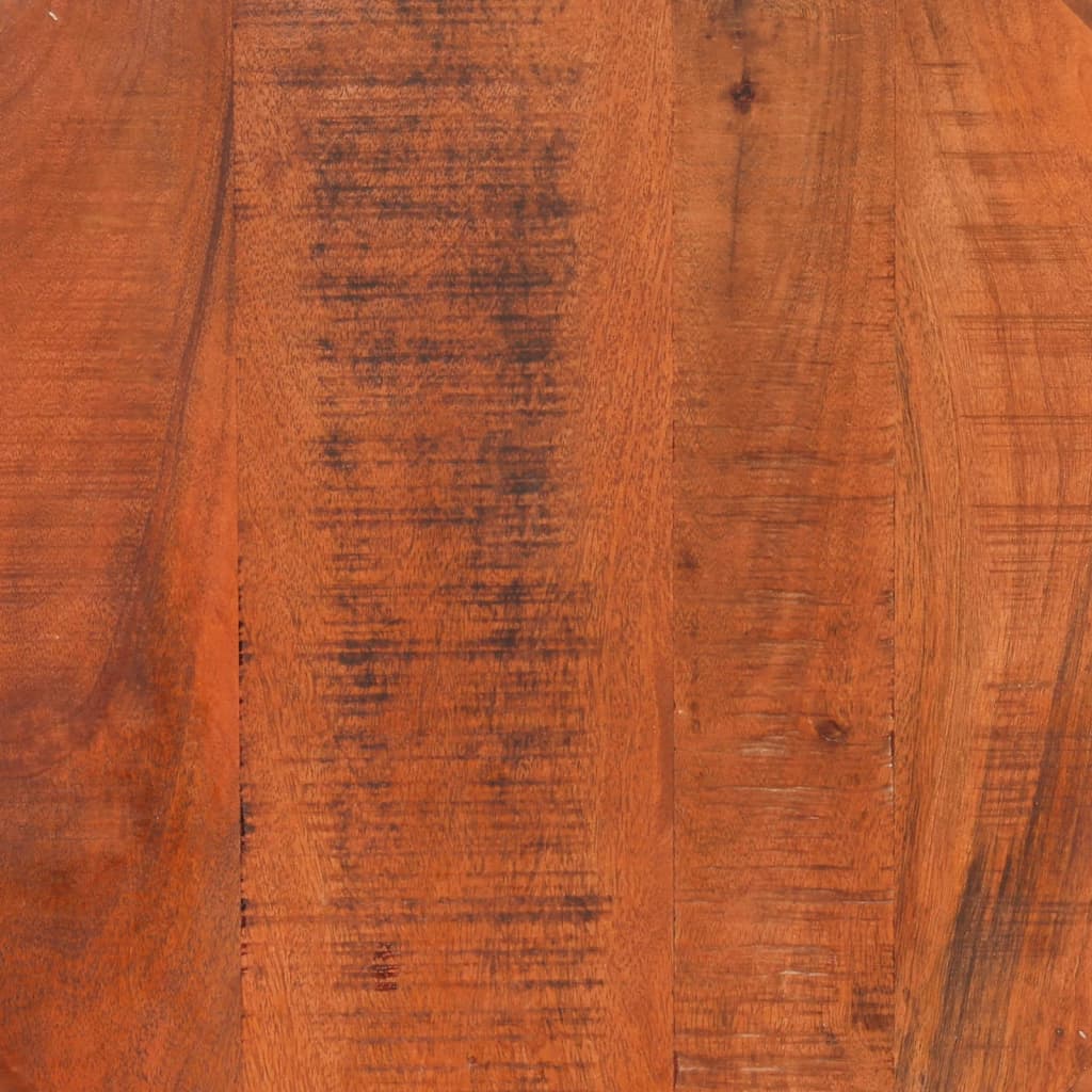 Table basse Ø 52x30 cm en bois de manguier massif