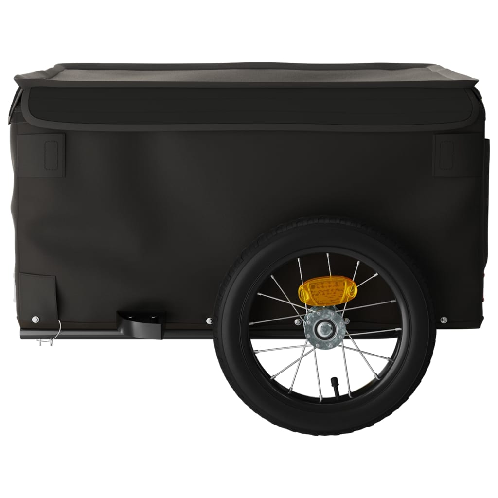 Remorque à vélo noire 30 kg en fer