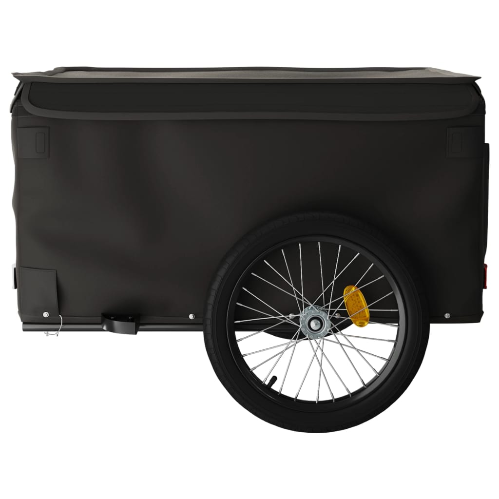 Remorque à vélo noire 45 kg en fer