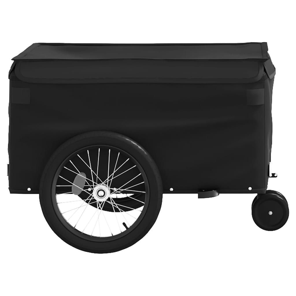 Remorque à vélo noire 30 kg en fer