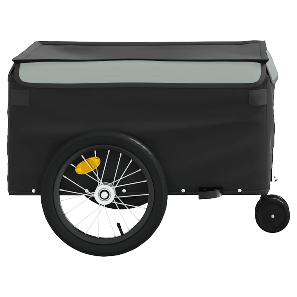 Remorque vélo noir et gris fer 45 kg