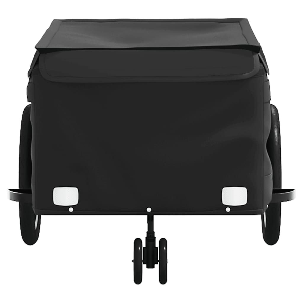 Remorque à vélo noire 45 kg en fer