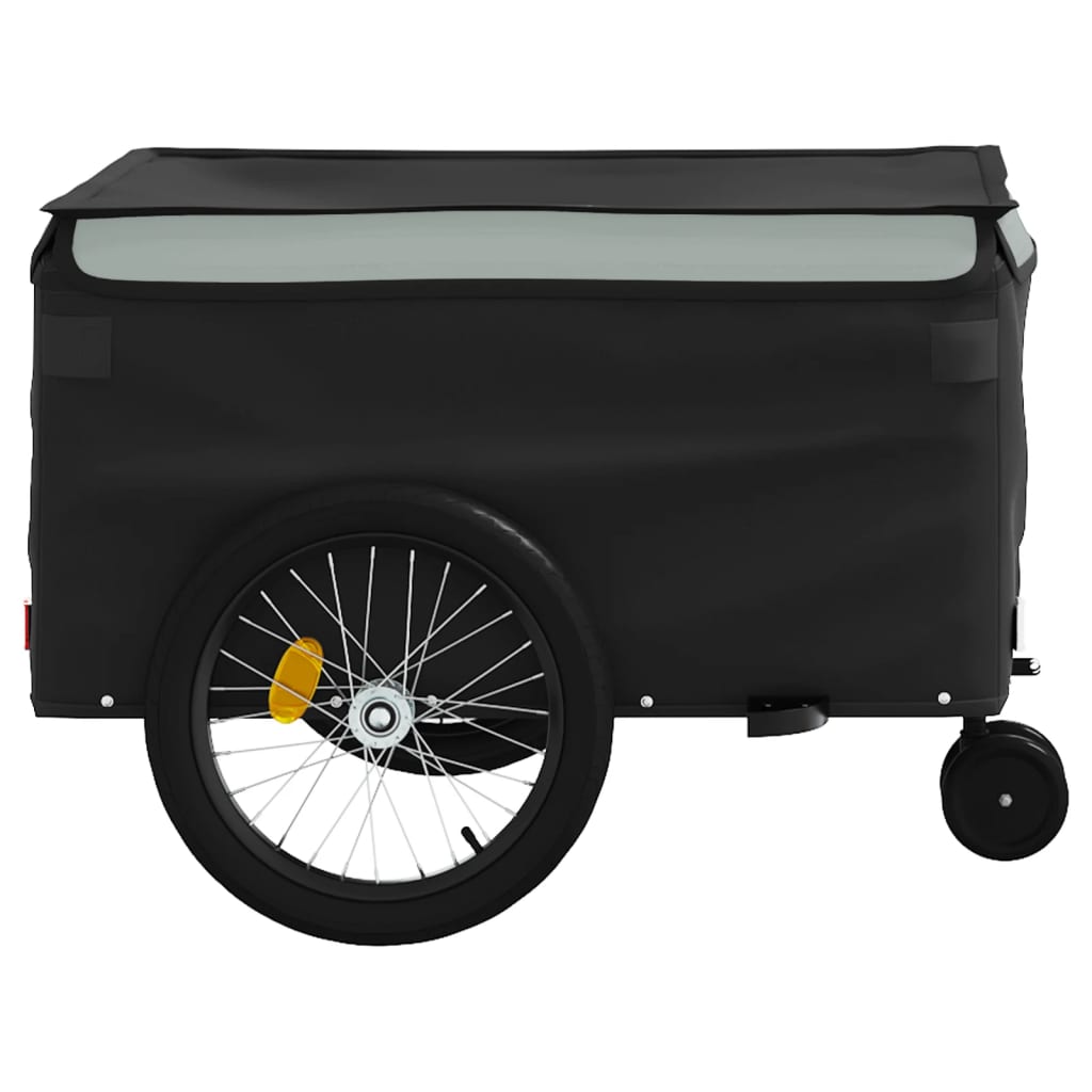 Remorque vélo noir et gris fer 45 kg