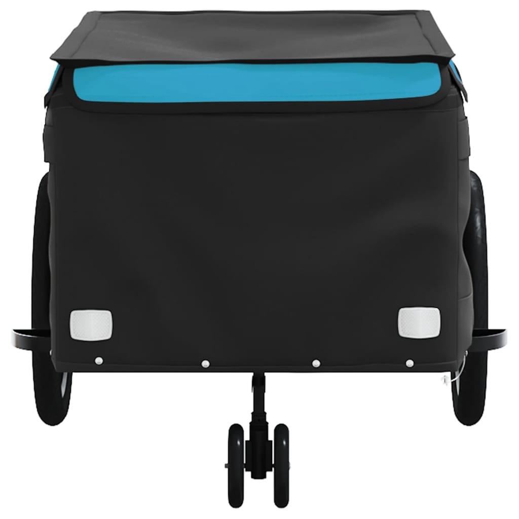 Remorque vélo noir et bleu fer 45 kg