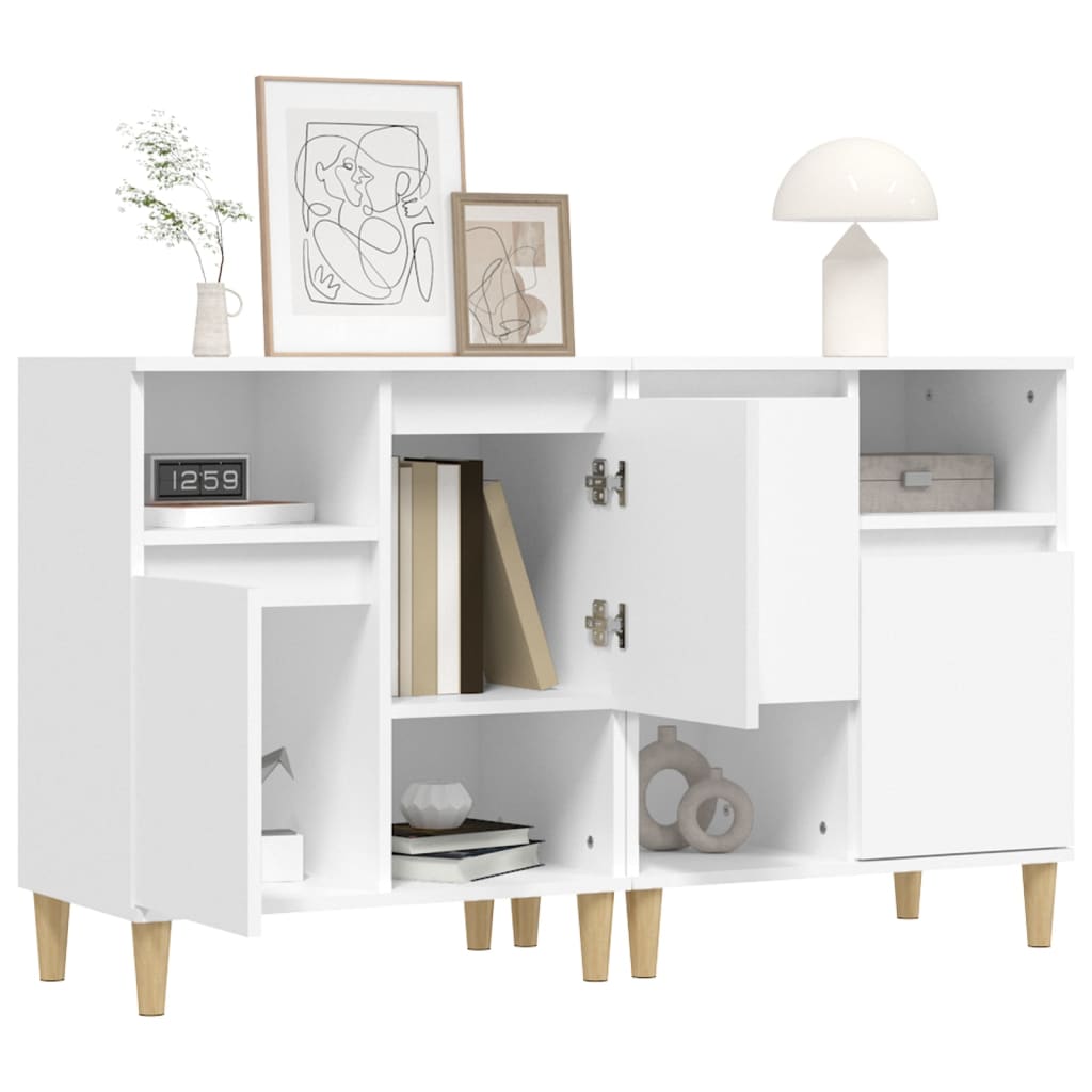Sideboards 2 Stk. Weiß 60x35x70 cm Holzwerkstoff