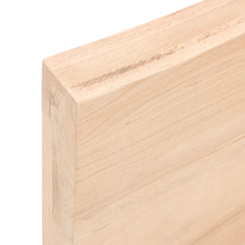 Waschtischplatte 60x40x(2-6) cm Massivholz Unbehandelt