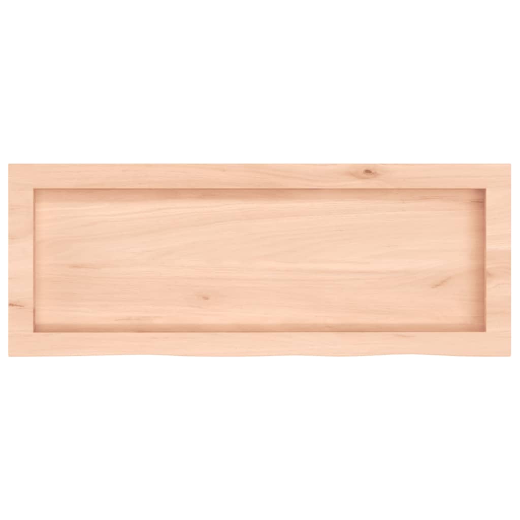 Waschtischplatte 80x30x(2-4) cm Massivholz Unbehandelt