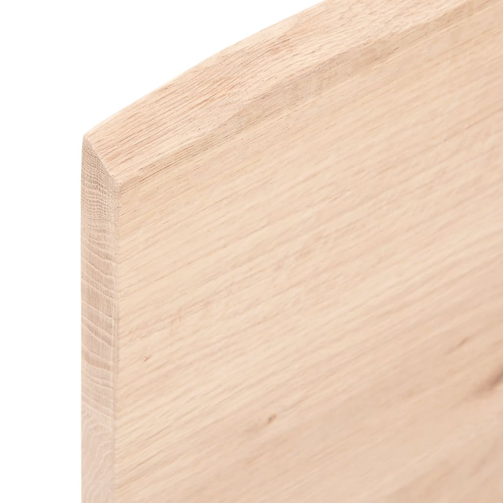 Waschtischplatte 80x40x2 cm Massivholz Unbehandelt