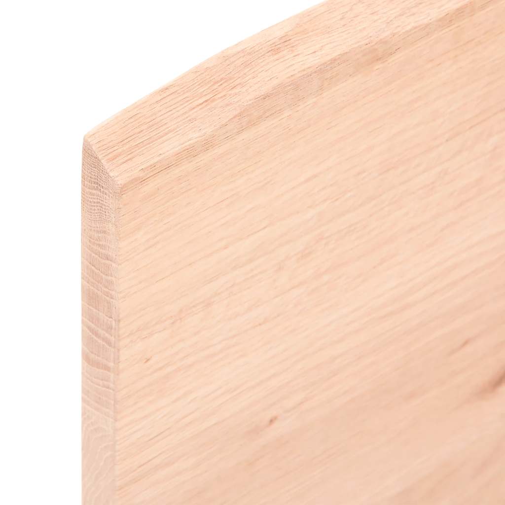 Waschtischplatte 100x60x2 cm Massivholz Unbehandelt