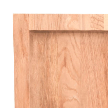 Waschtischplatte Hellbraun 60x30x(2-6) cm Massivholz Behandelt
