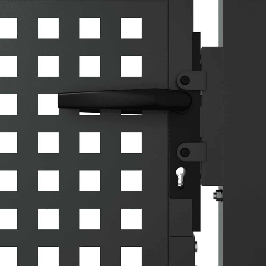 Gartentor Anthrazit 100x100 cm Stahl