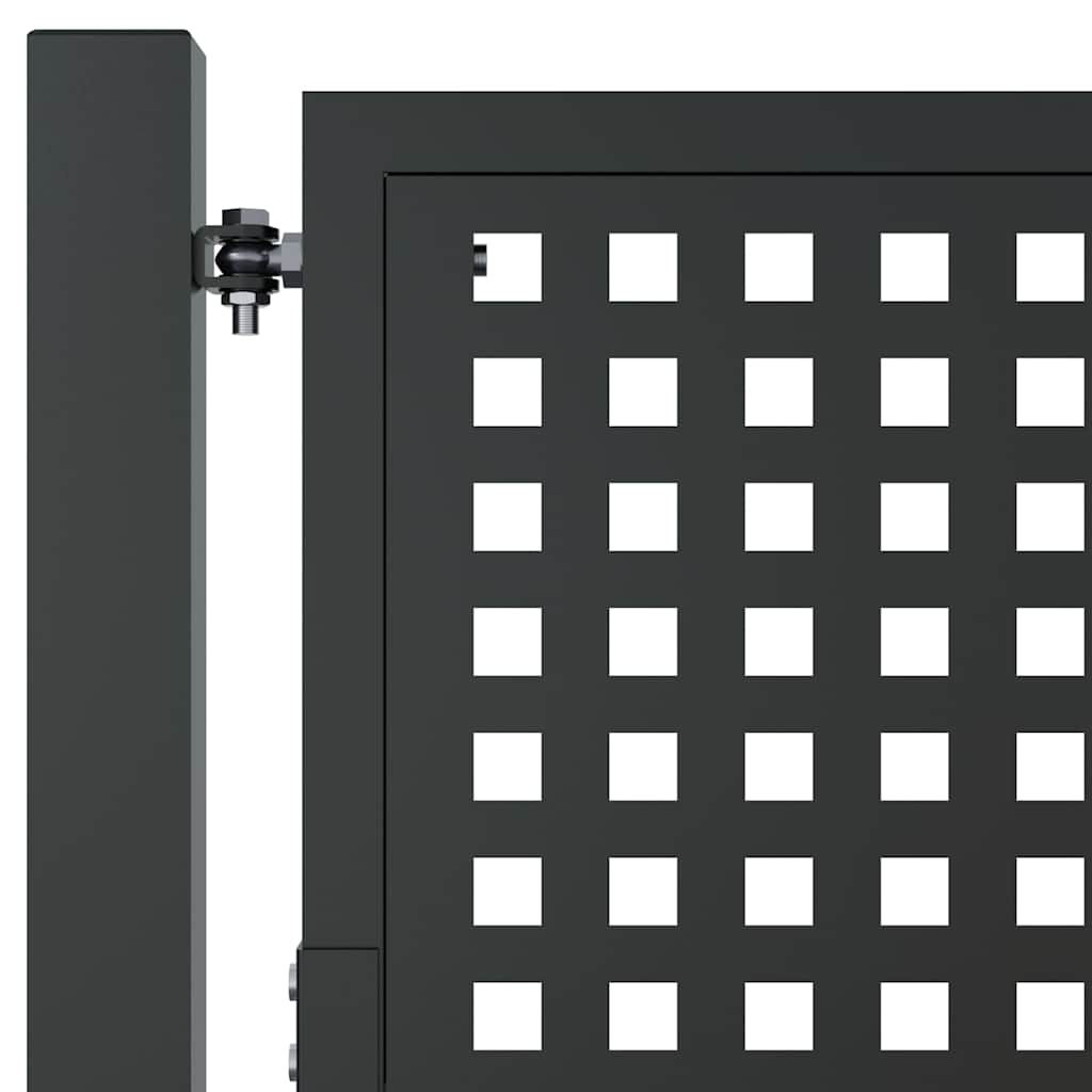 Gartentor Anthrazit 100x150 cm Stahl