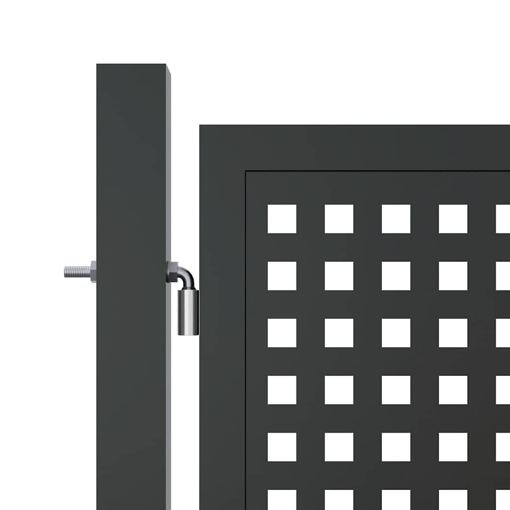 Gartentor Anthrazit 300x100 cm Stahl