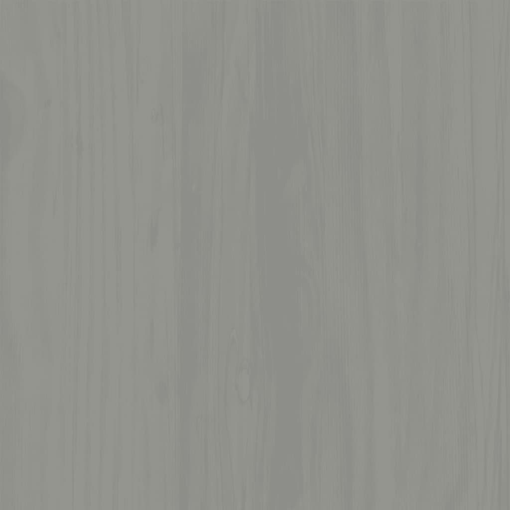 Schuhschrank VIGO Grau 60x35x96 cm Massivholz Kiefer