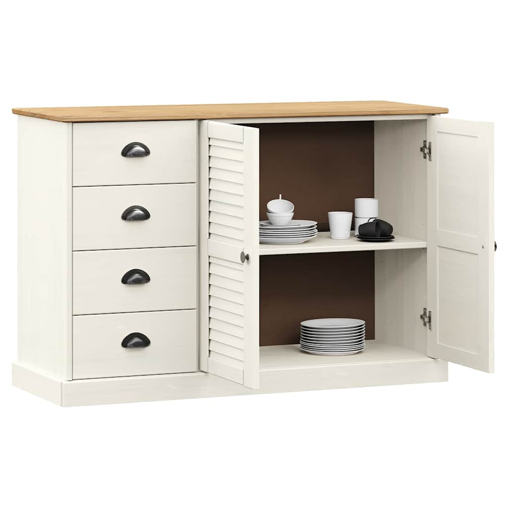 Sideboard mit Schubladen VIGO 113x40x75 cm Massivholz Kiefer