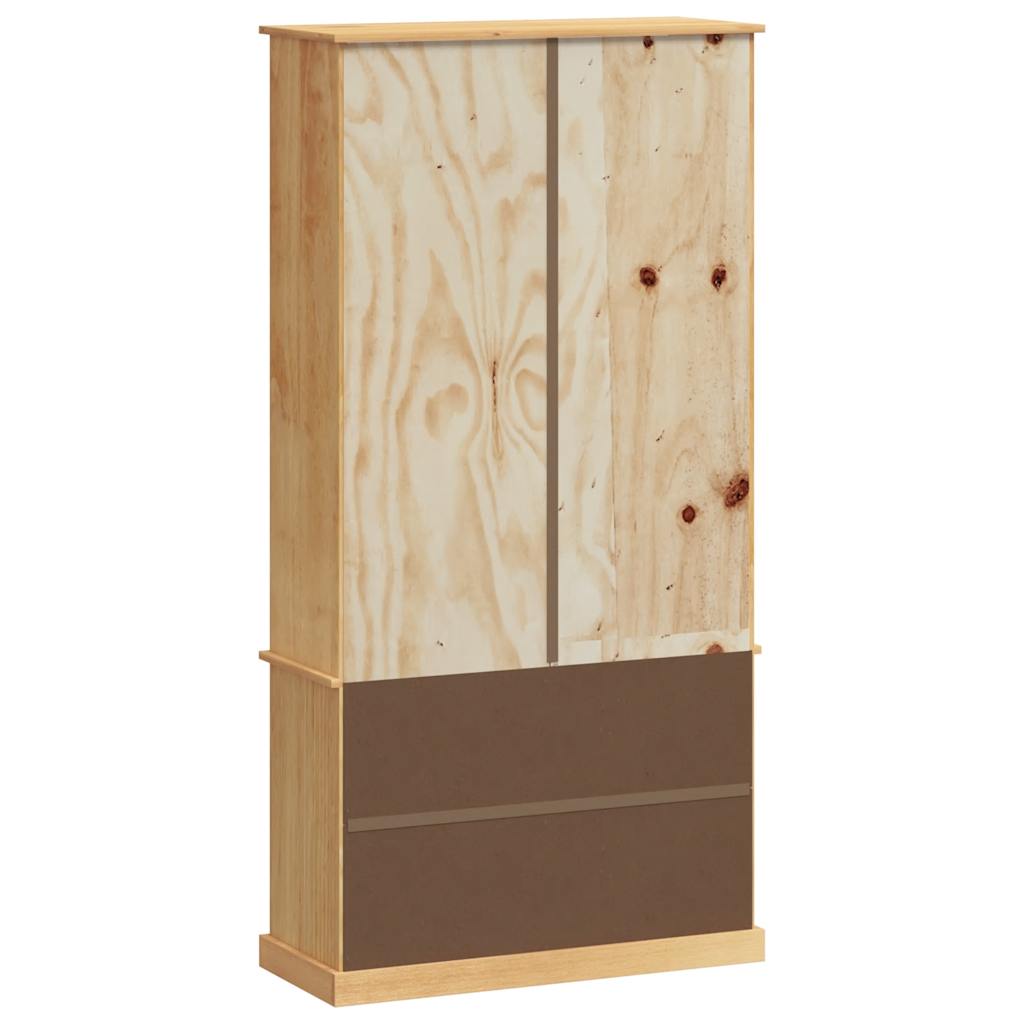 Bibliothèque VIGO 85x35x170 cm en pin massif