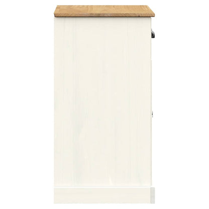 Sideboard mit Schubladen VIGO 78x40x75 cm Massivholz Kiefer