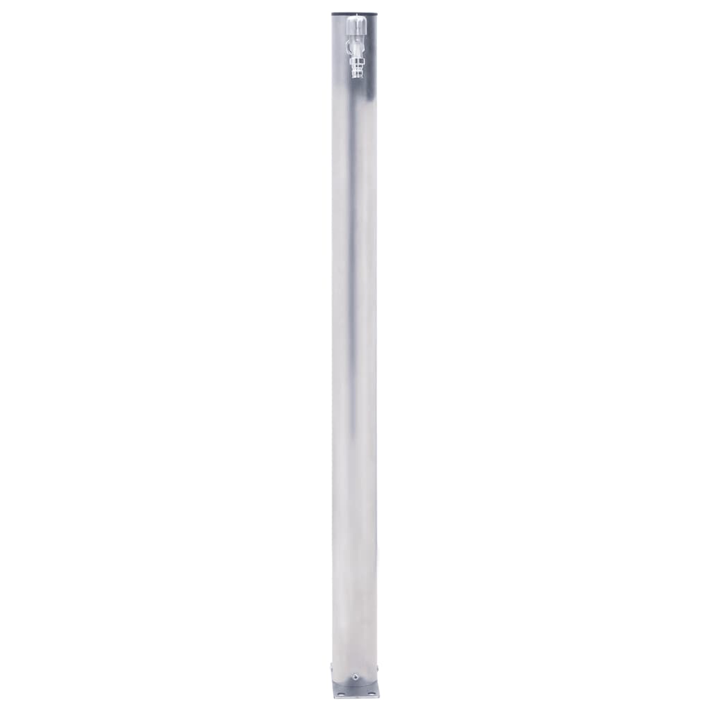 Colonne d'eau pour le jardin 40 cm ronde en acier inoxydable