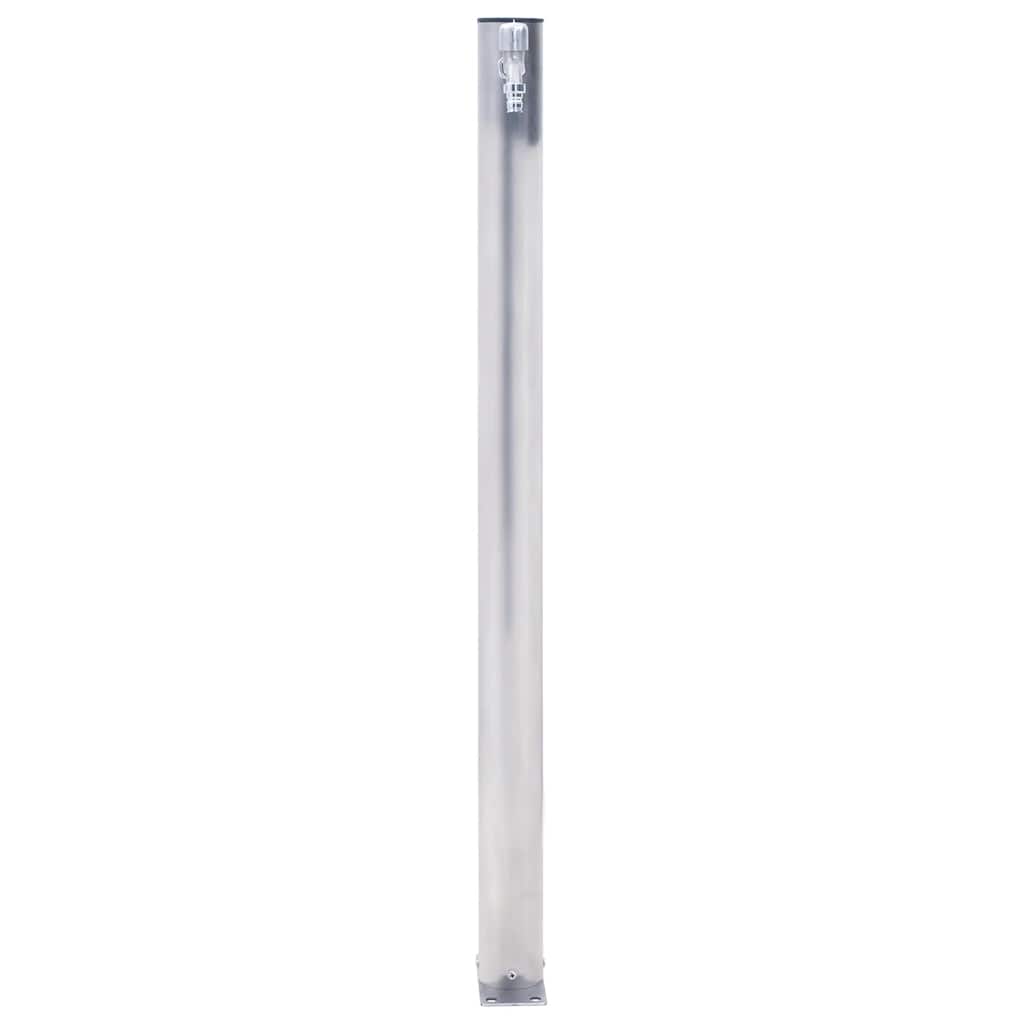 Wassersäule für den Garten 60 cm Edelstahl Rund
