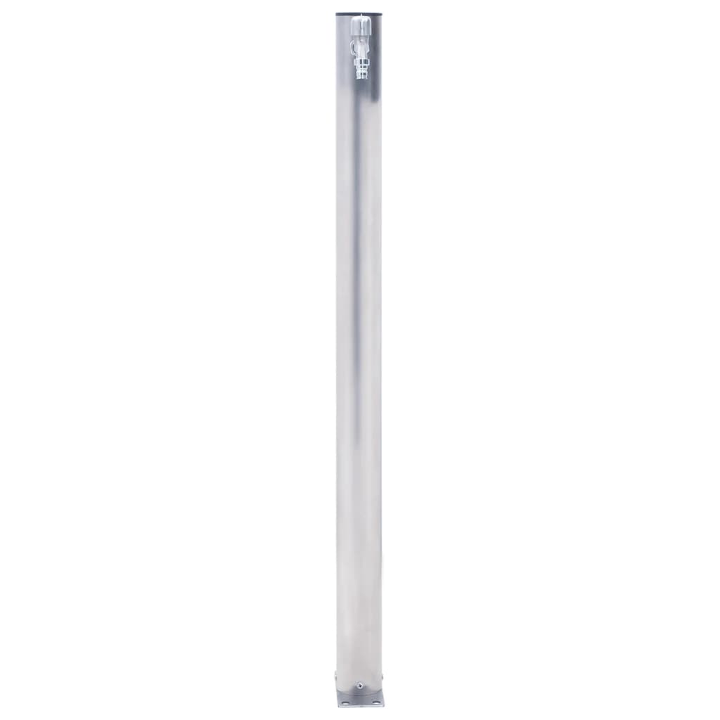 Colonne d'eau pour le jardin 60 cm ronde en acier inoxydable