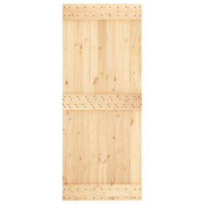 Glatte Tür NARVIK 85x210cm Massivkiefer (Unbehandelt) Natur
