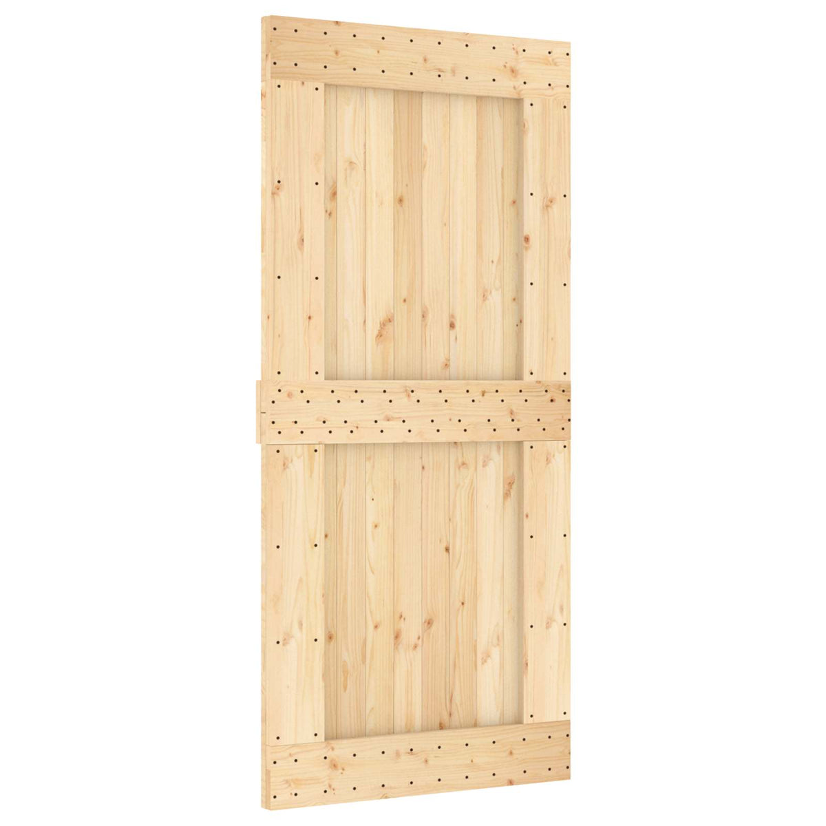 Tür NARVIK 95 x 210 cm Massivkiefer (Unbehandelt) Natur