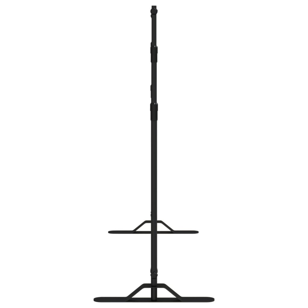 Hintergrundstative 2 Stk. Schwarz 305x243 cm Stahl