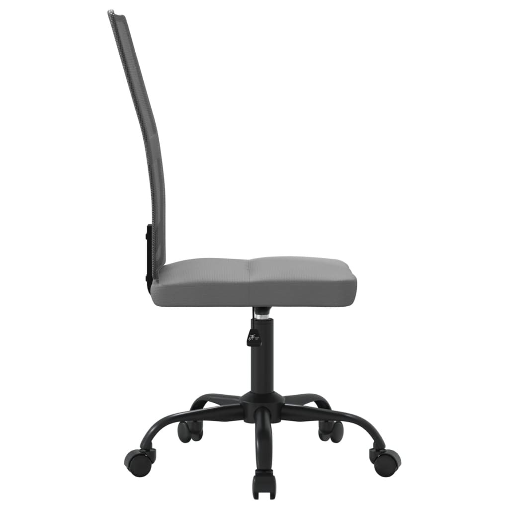 Bürostuhl Höhenverstellbar Grau Netzstoff