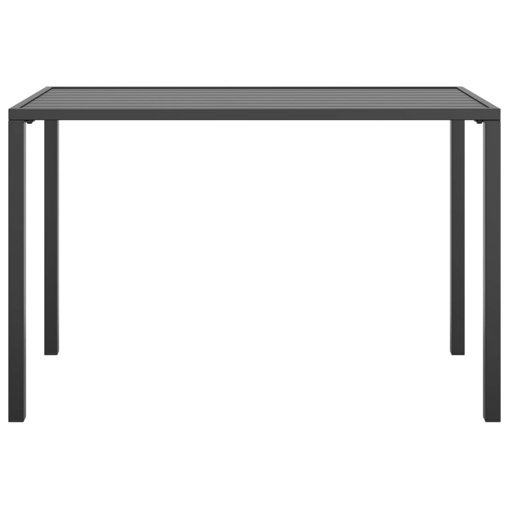 Table à manger de jardin anthracite 110x54x70 cm acier