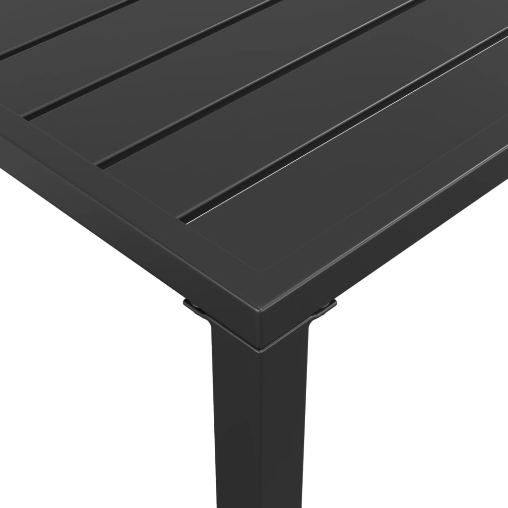 Table à manger de jardin anthracite 110x54x70 cm acier