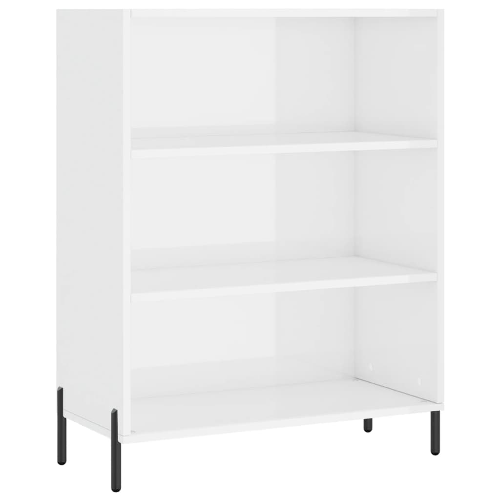 Shelving Unit White 69.5x32.5x90 cm Wood Material