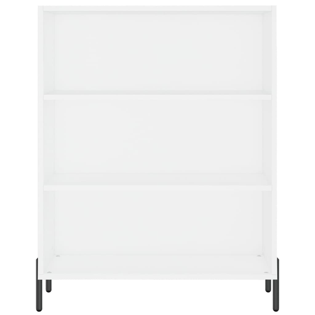 Shelving Unit White 69.5x32.5x90 cm Wood Material