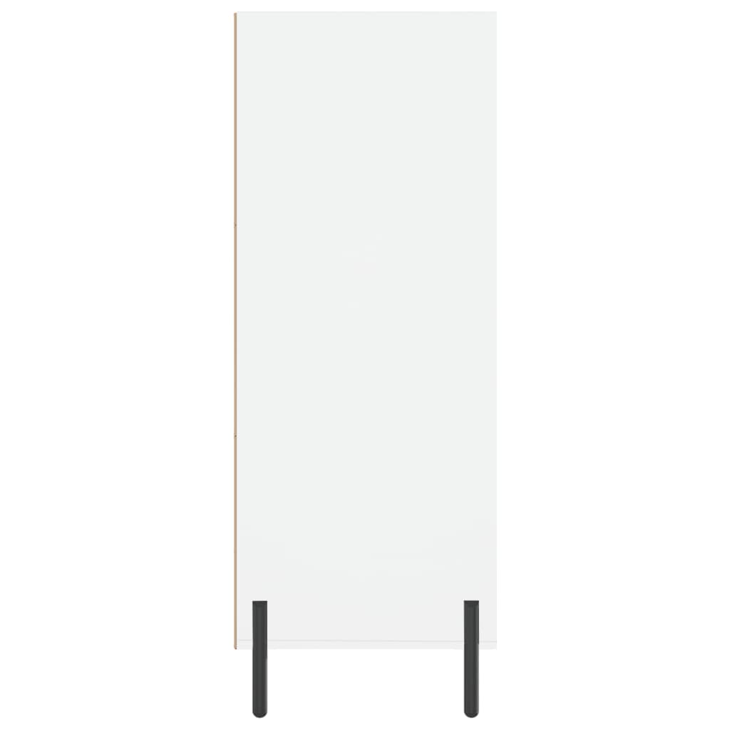 Shelving Unit White 69.5x32.5x90 cm Wood Material