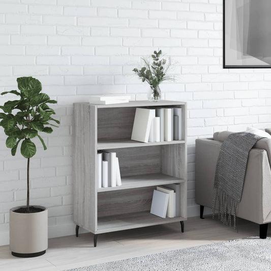 Armoire étagère gris Sonoma 69,5x32,5x90 cm en bois