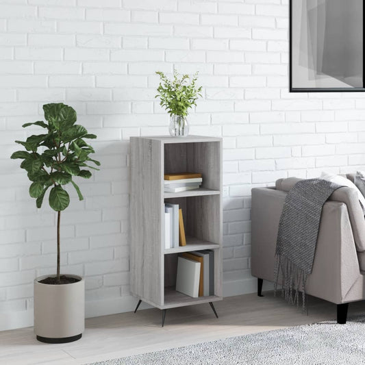 Armoire étagère gris Sonoma 34,5x32,5x90 cm en bois